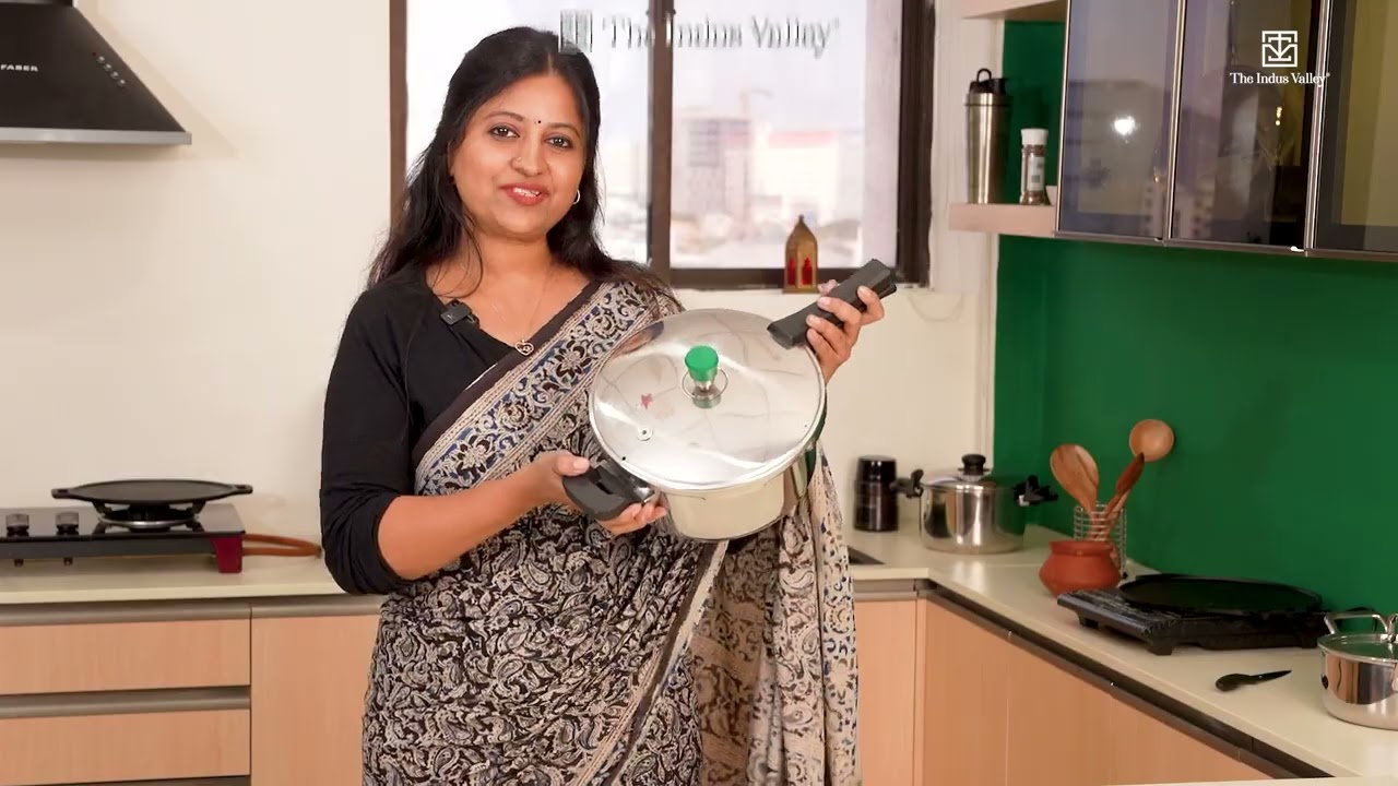 Premium Tri-ply Pressure Pan – Fast, Healthy Cooking | ISI Certified | Indus Valley