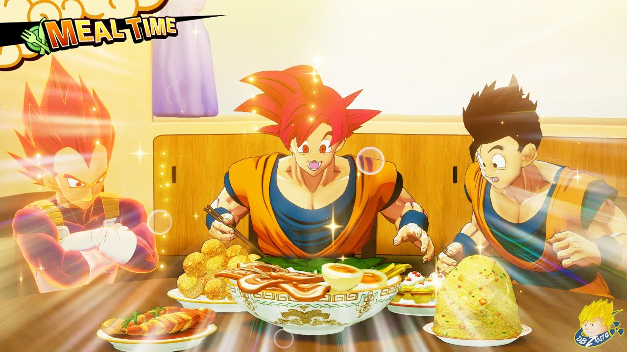 Dragon Ball Z Kakarot - Super Saiyan God Goku/Vegeta Free Roam Gameplay HD