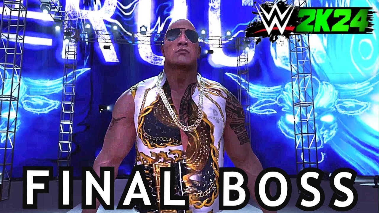 WWE 2K24 The Rock 