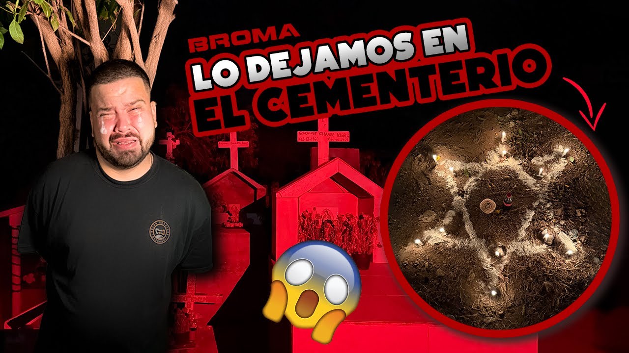 BROMA AL TATUADOR, PASO LA NOCHE3 EN UN CEMENTERIO | MAZA CLAN