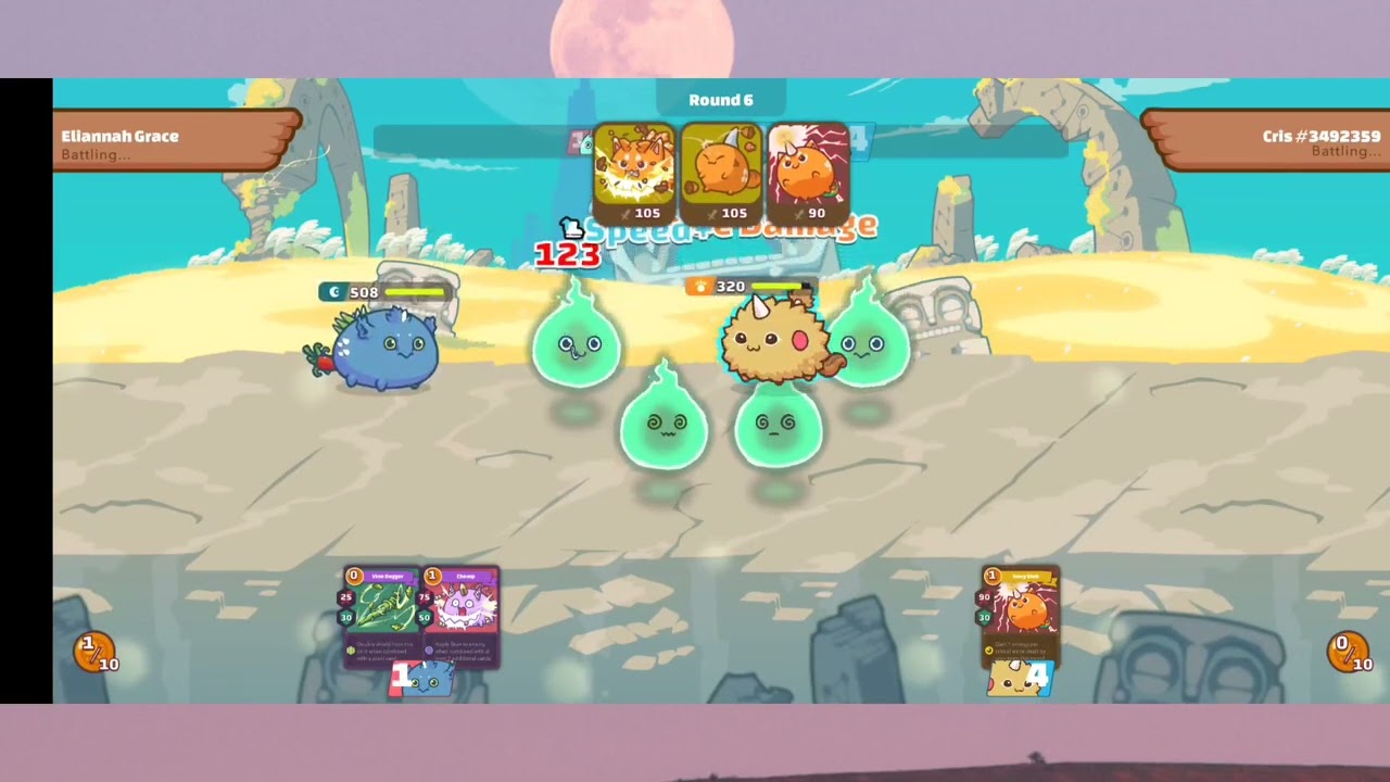 Disablesaur + Aqua arco nimo Gameplay | axieinfinity Classic Arena v2 | @kedagaming2122
