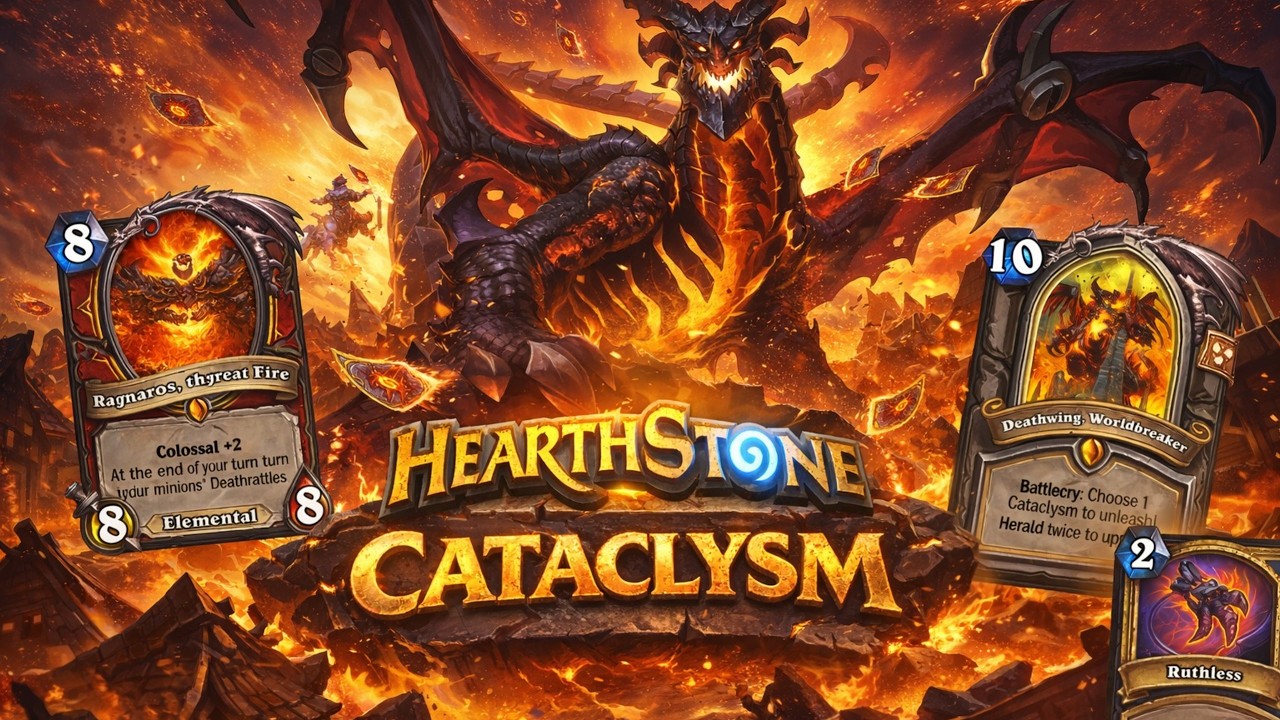 ⚔️ Découverte de l'extension cataclysme Hearthstone