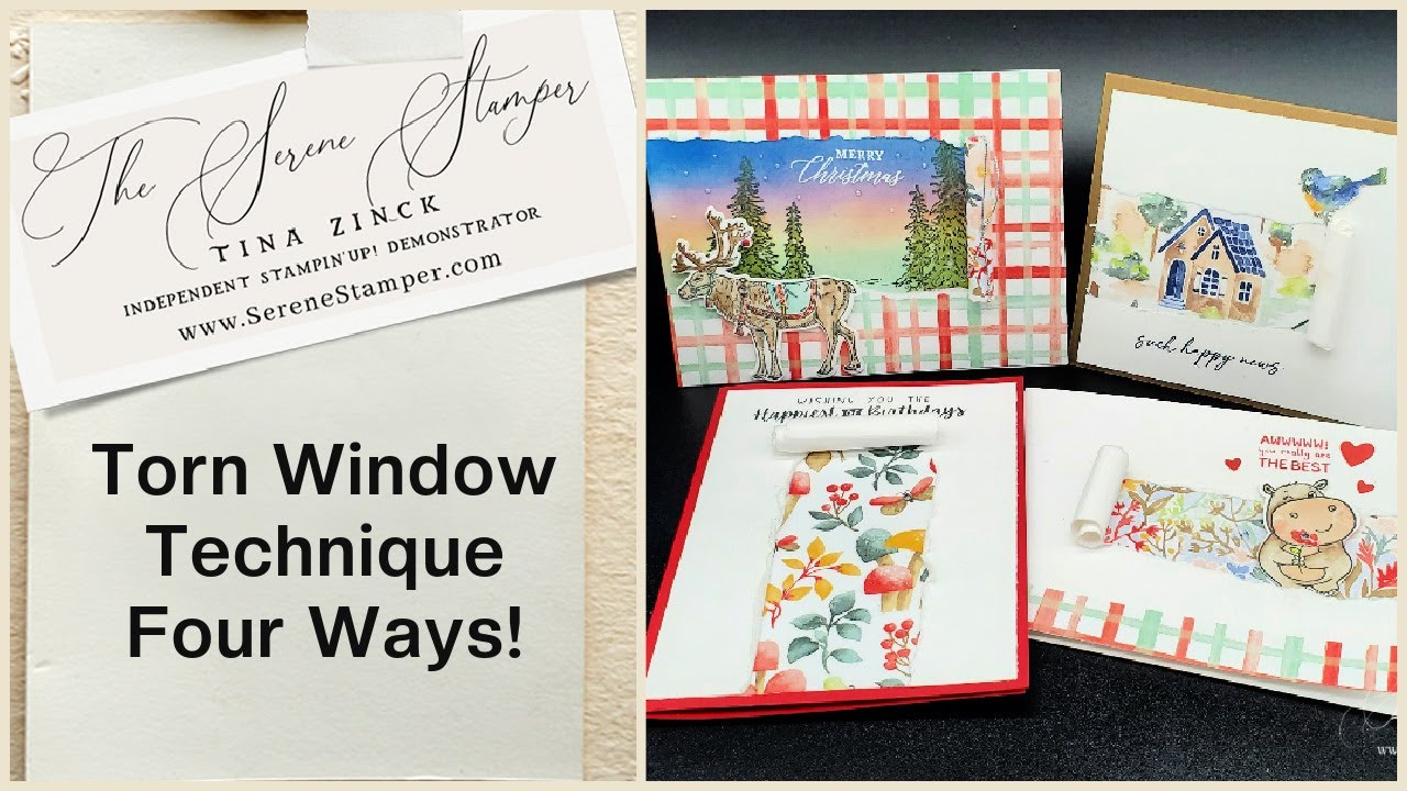 Torn Window Technique Four Ways