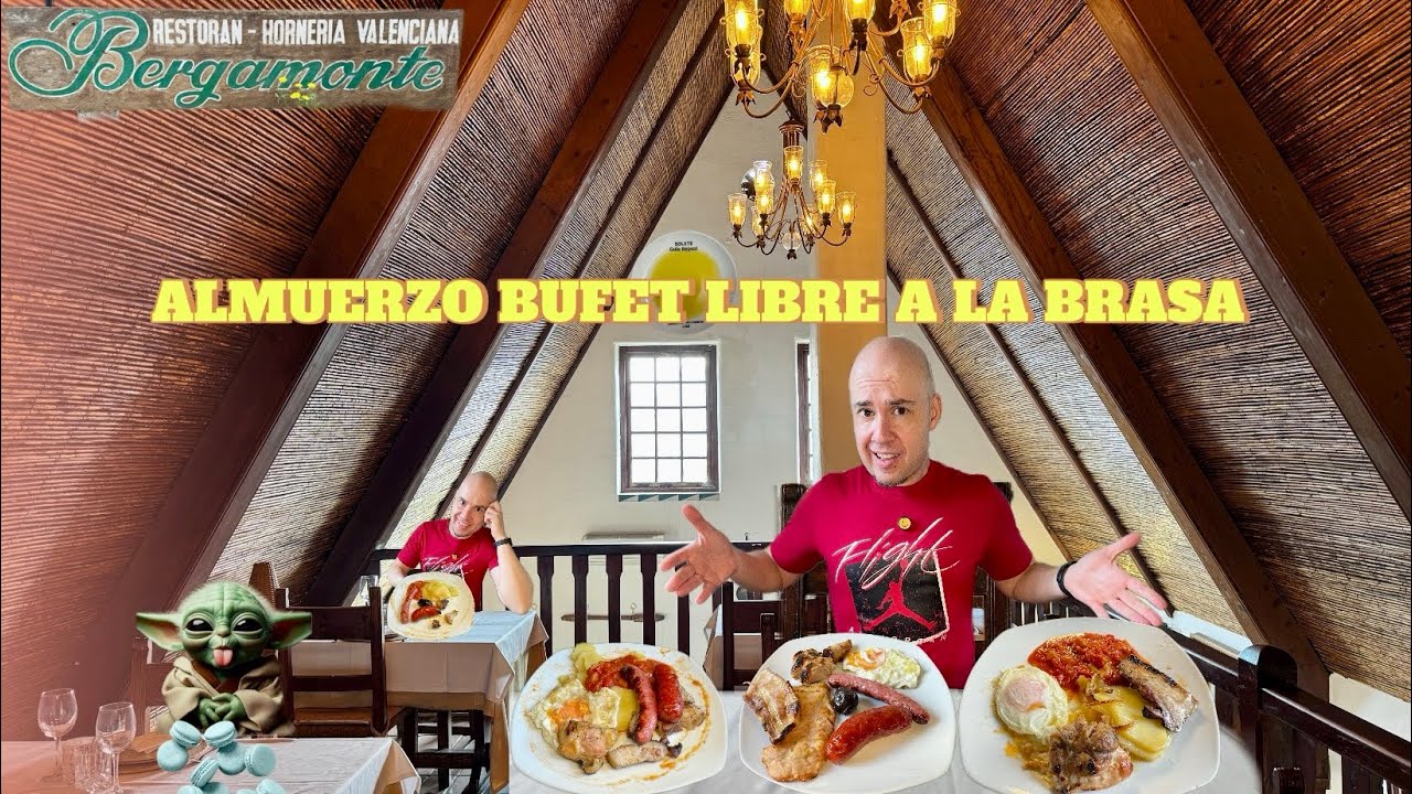 El ÚNICO buffet libre a la brasa en Valencia: Almuerzo sin límites por 16€ 🔥🥩
