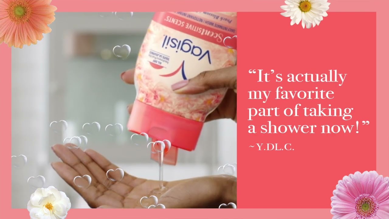 Vagisil Feminine Wash for Intimate Area Hygiene, Scentsitive Scents, pH Balanced and Gynecologist Te