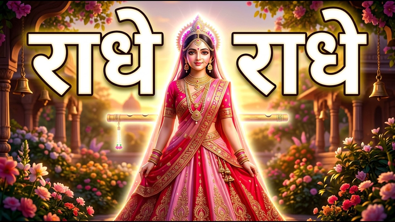 राधे राधे जपो मनवा | Radha Rani Naam Jaap | Radhe Radhe Bhajan | Peaceful Radha Naam