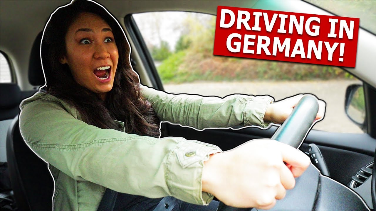 American Wife's First Time DRIVING in Germany!!