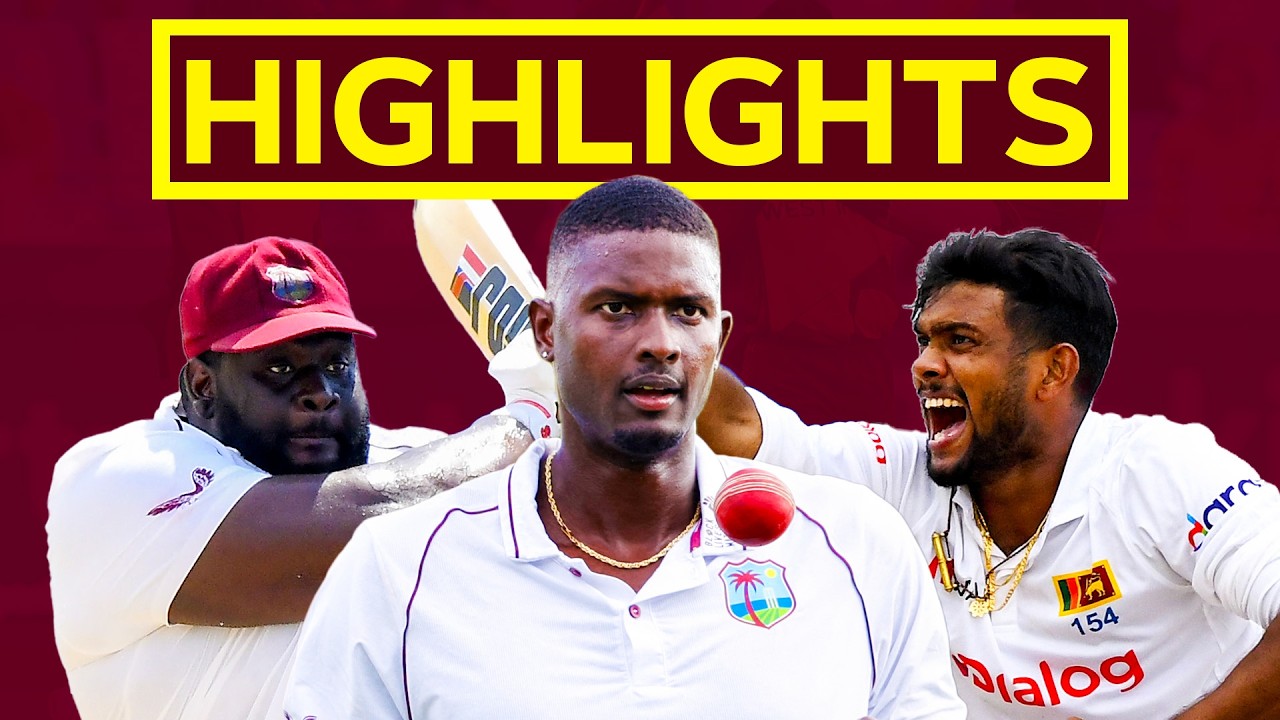 West Indies v Sri Lanka | Test Highlights