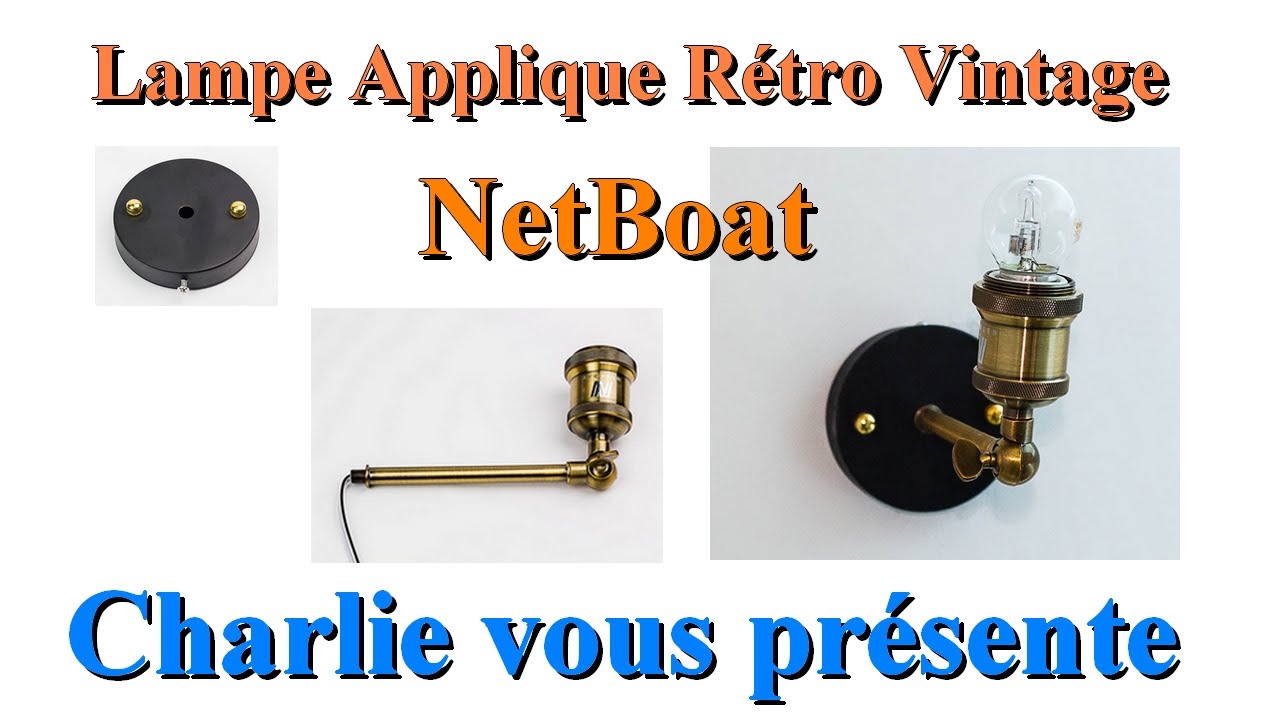 Lampe applique Vintage - Rétro
