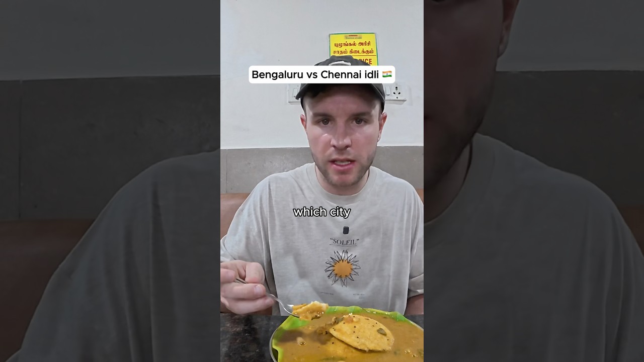 Bengaluru vs Chennai 🇮🇳 #streetfood #streetfoodindia #travel