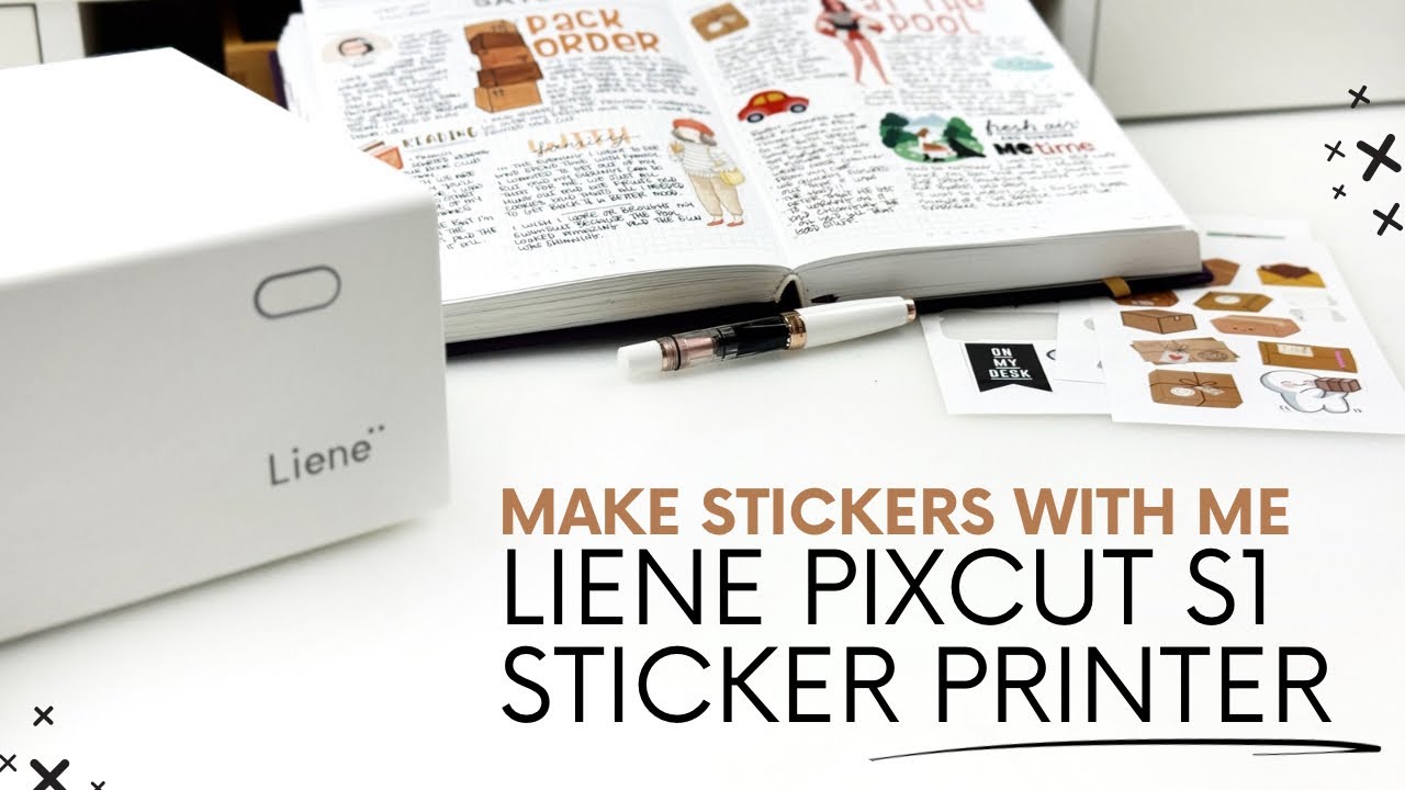 Liene PixCut S1 Sticker Printer & Cutter | Create Stickers & Journal With Me