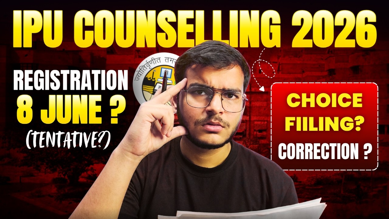IPU BTECH COUNSELLING REGISTRATION NOTIFICATION 2026 | IPU BTECH | JEE 2026