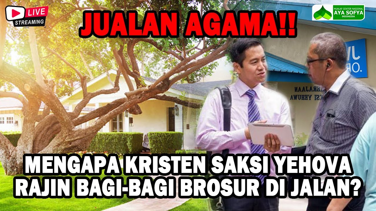 MENGAPA KRISTEN SAKSI YEHOVA SERING BAGI-BAGI BROSUR?