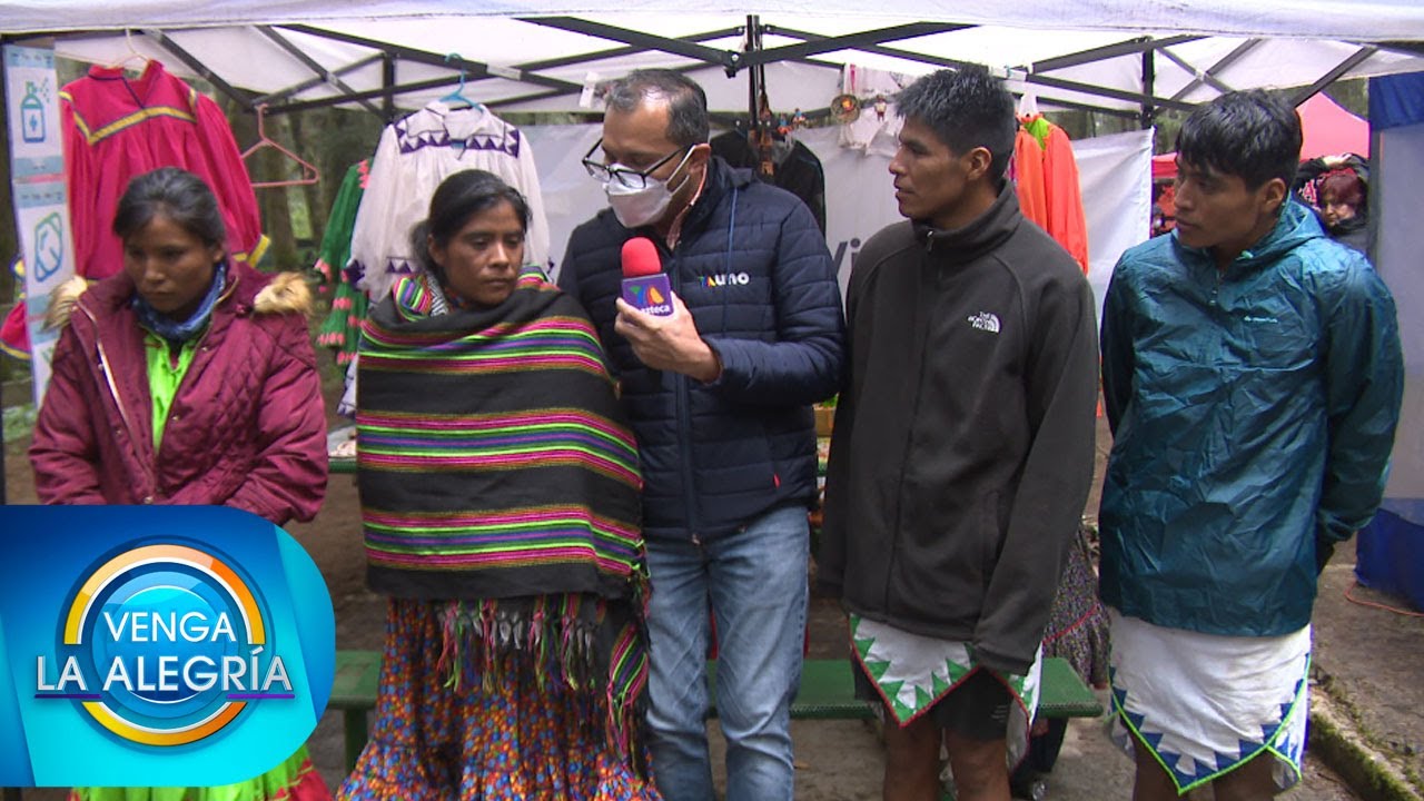 Lorena Ramírez y sus hermanos, corredores rarámuri, nos visitaron en el foro. | Venga La Alegría