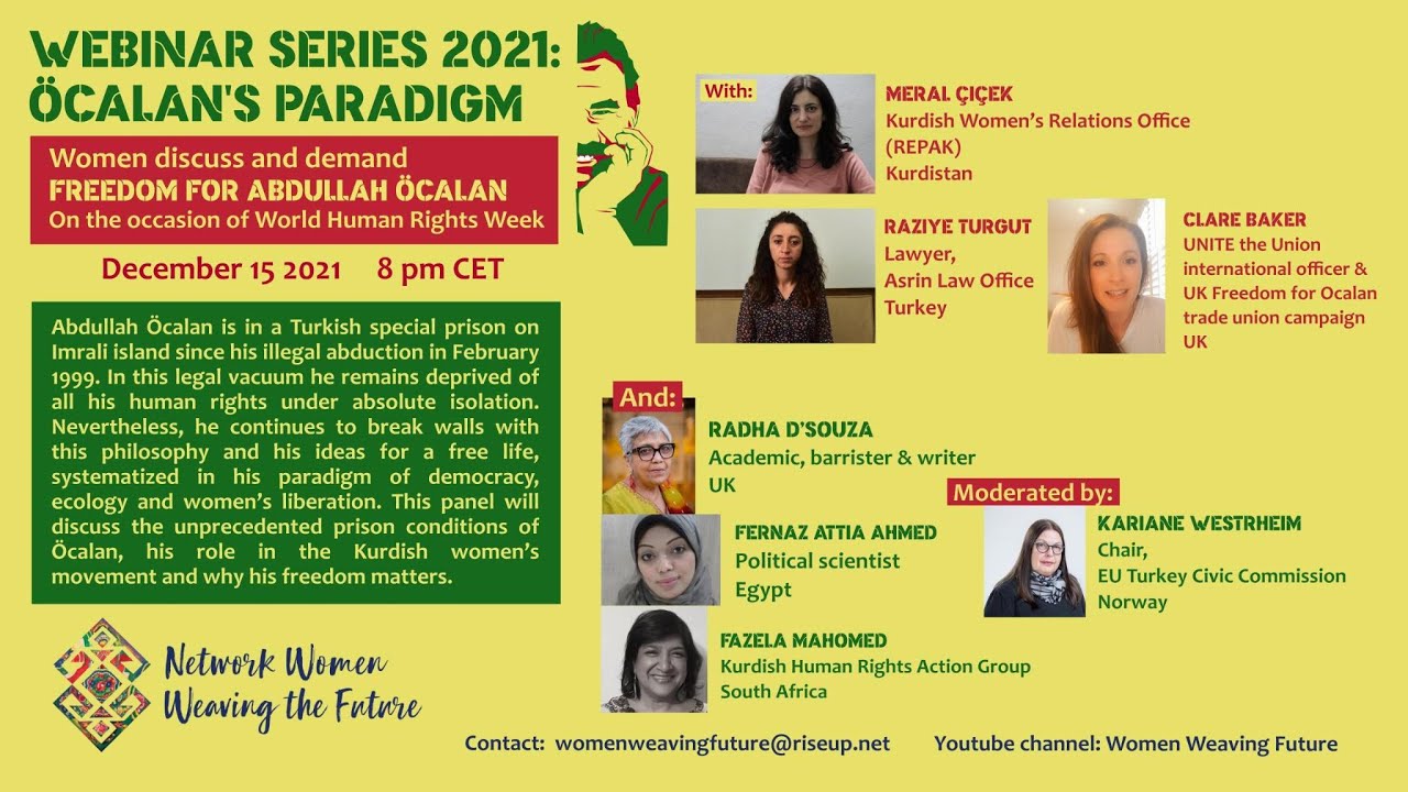 Women discuss and demandFreedom for Abdullah &Ouml;calan