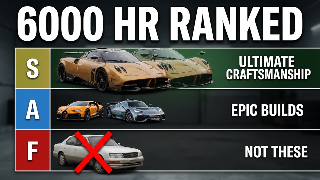 10 Supercars That Took 6,000 Hours To Build By Hand