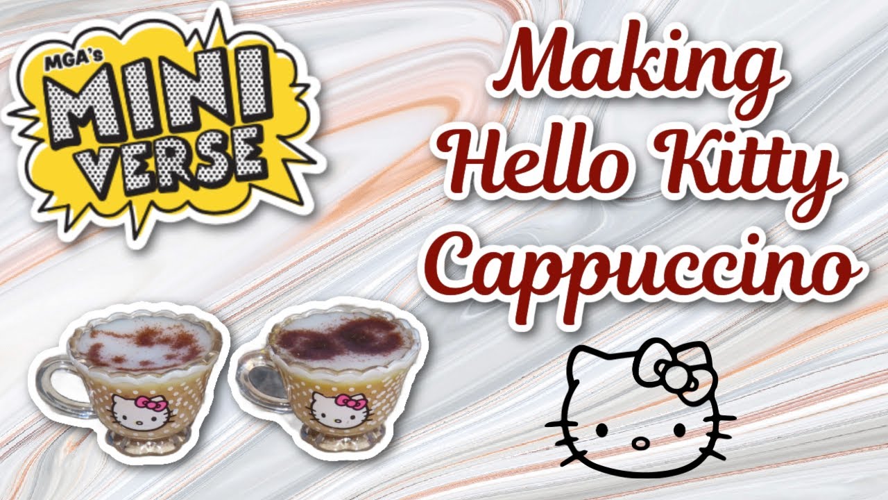 Серия Miniverse Sanrio — готовим капучино Hello Kitty!