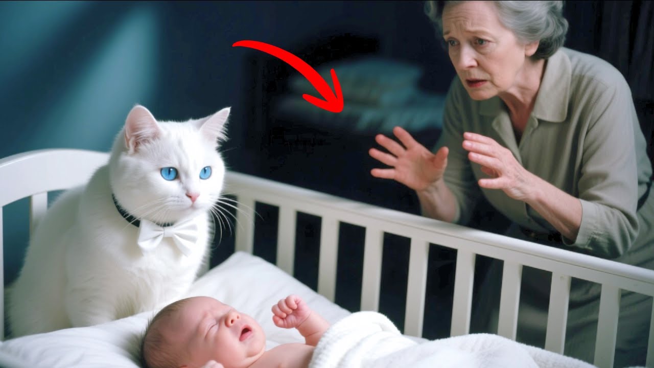 Creían que el gato estaba celoso, pero estaba protegiendo al bebé de un peligro