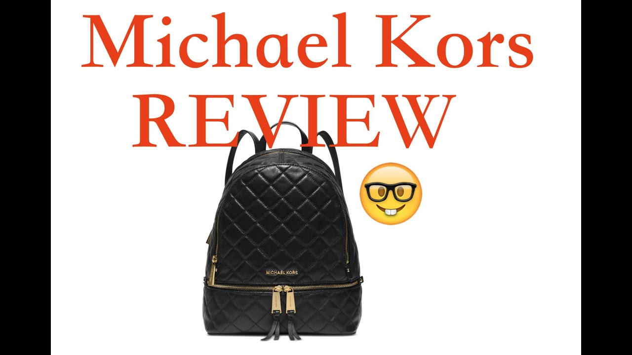 Michael Kors Rhea Zip Medium Backpack REVIEW