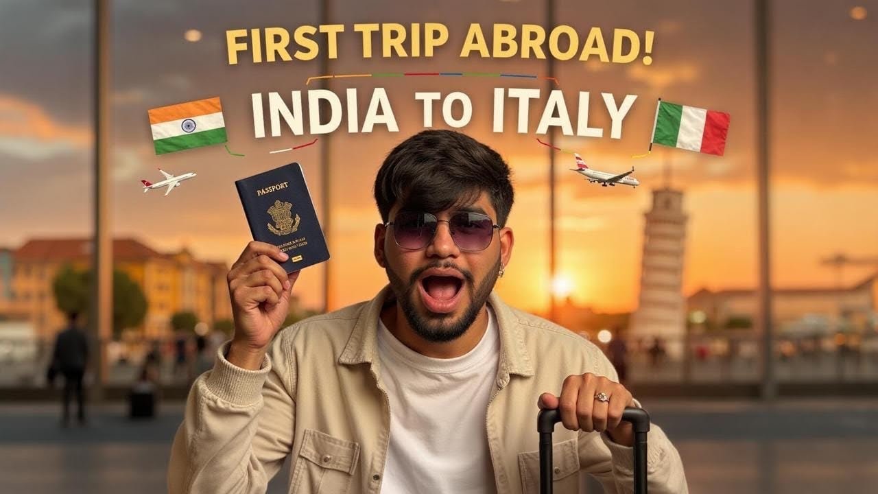 ✈️ Travel Vlog | Mumbai to Messina 🇮🇹 | Study in Italy Journey