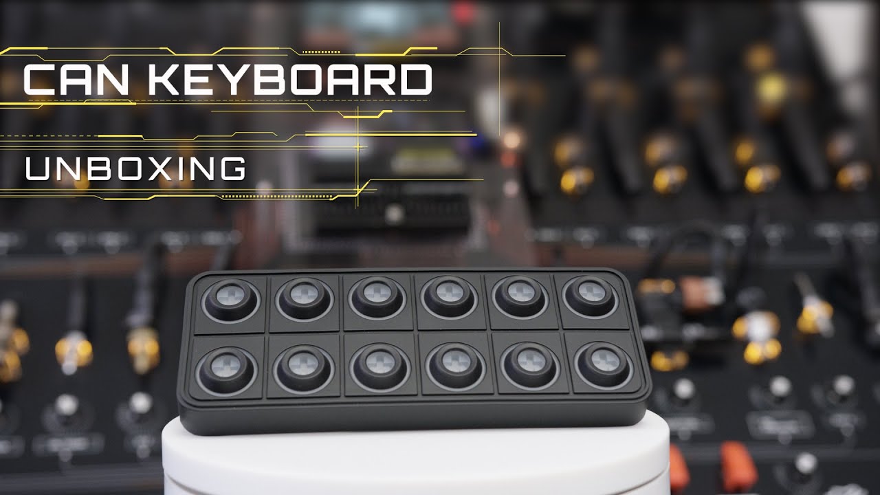 CAN Keyboard Unboxing