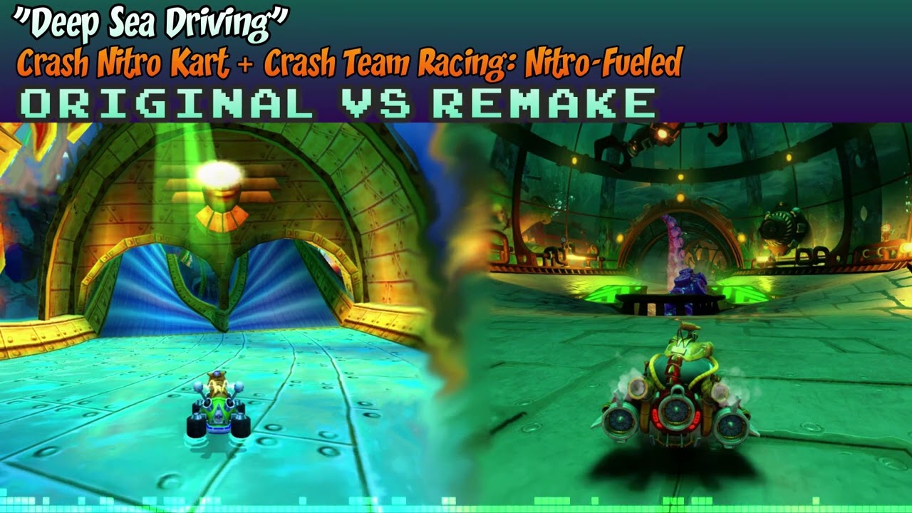 ♦ [Original + Nitro-Fueled] Crash Nitro Kart MASHUP — Deep Sea Driving