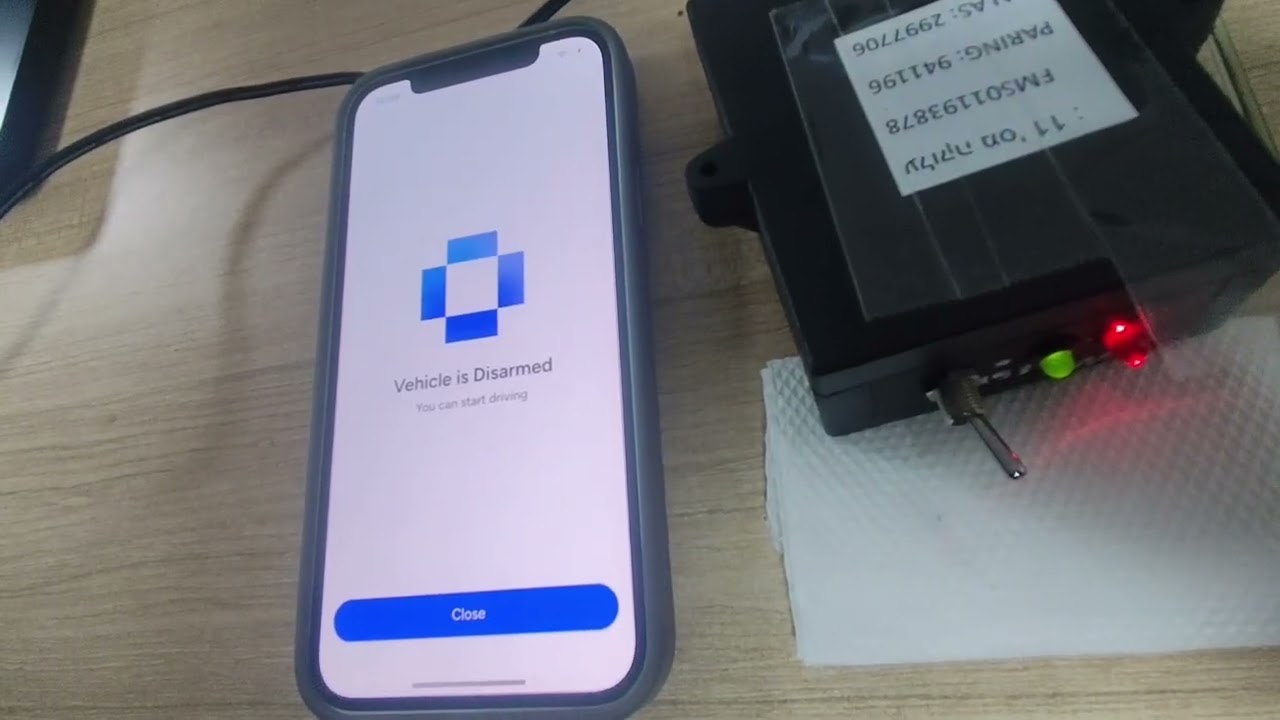 Aegis - Demo with Physical Device for Disarm functionality and Status Update