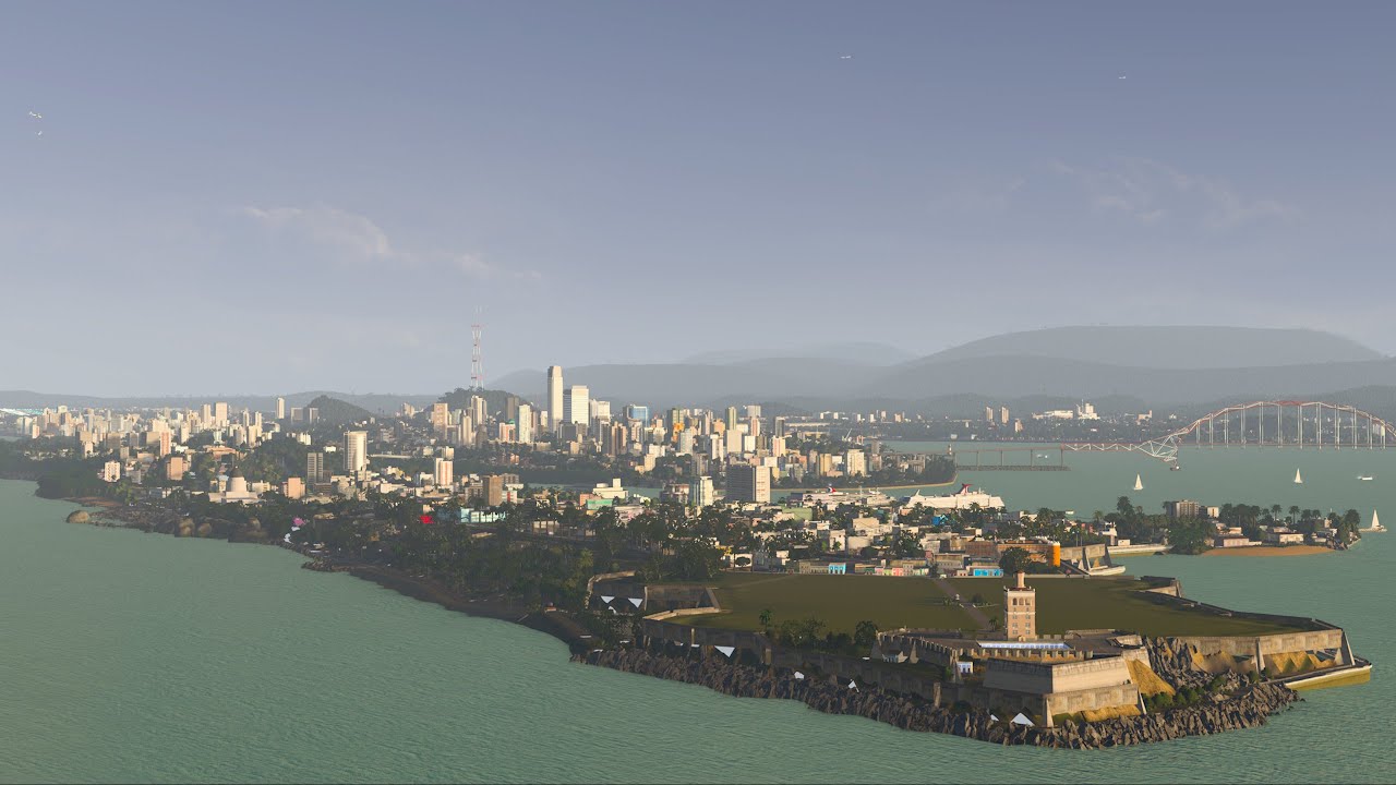 Complete Cinematic Tour of Todos Santos (Cities: Skylines 1)