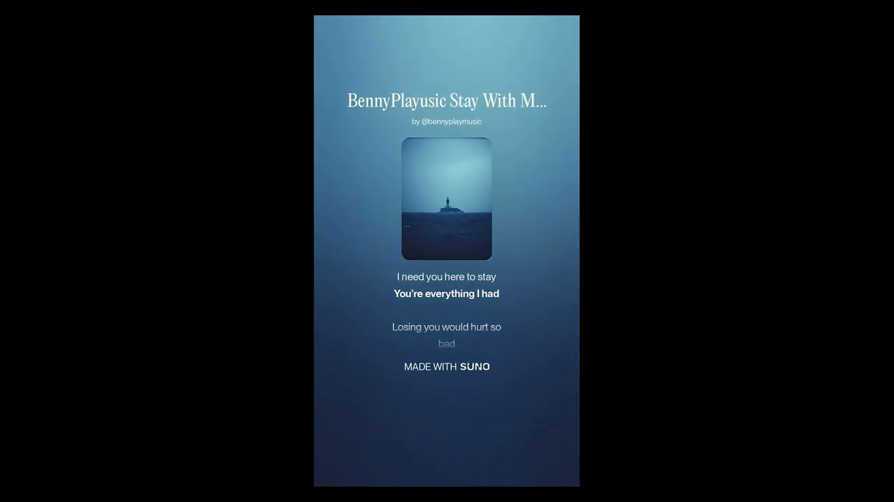 BennyPlayMusic Stay With Me Tonight