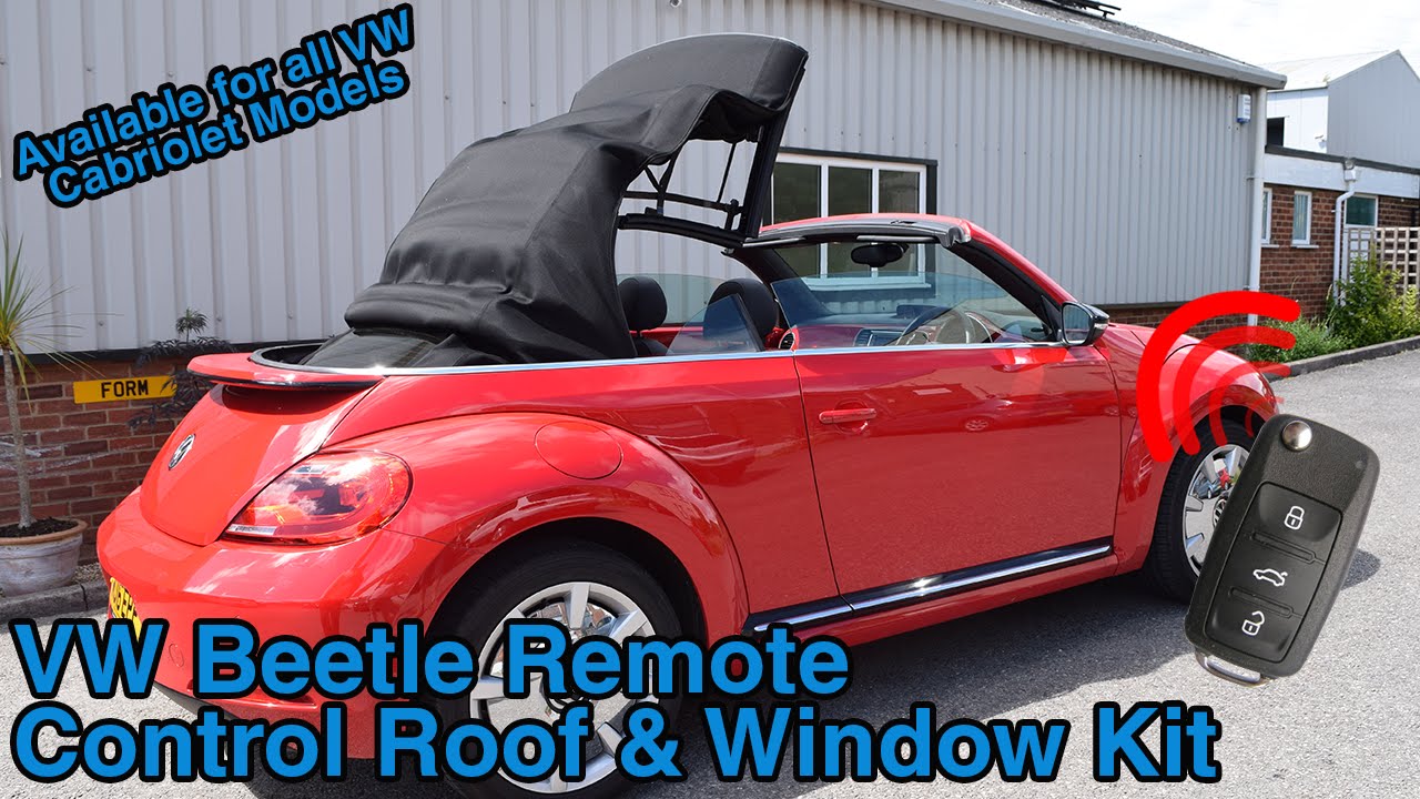 VW Beetle Cabriolet Remote Roof Open & Close Kit