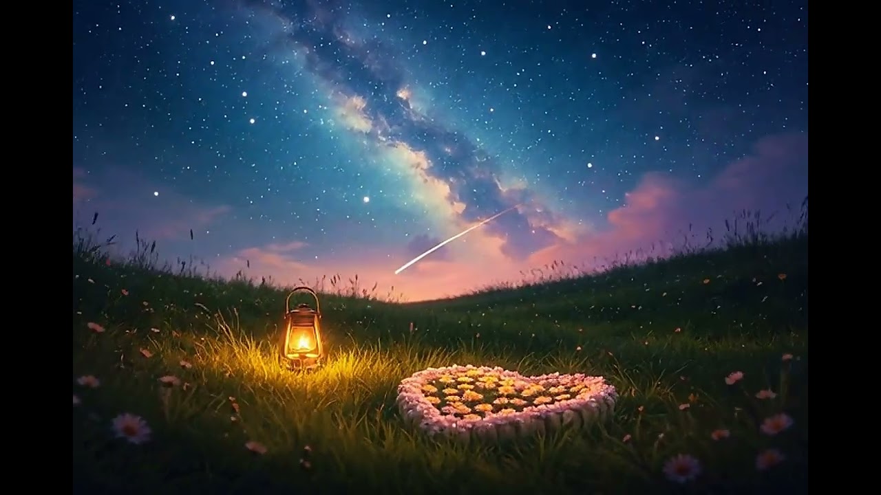 Fall Asleep Under the Stars ✨ | Gentle Night music #healing#sleepmusic 