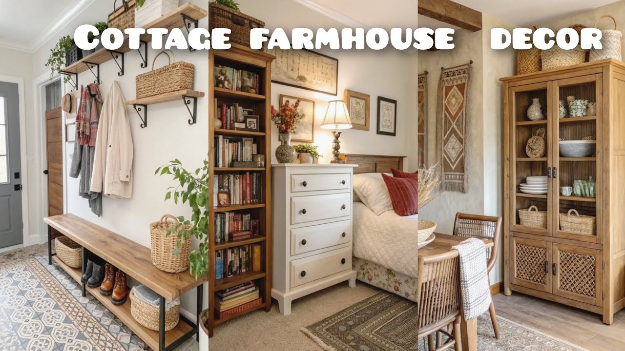 100 Vintage Rustic Small Farmhouse Cottage Decorating Ideas | Cozy Home Inspiration 2026