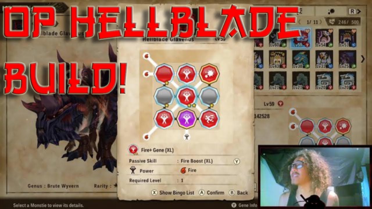 Monster Hunter Stories 2: Ultimate Hellblade PVP/PVE Monstie Build