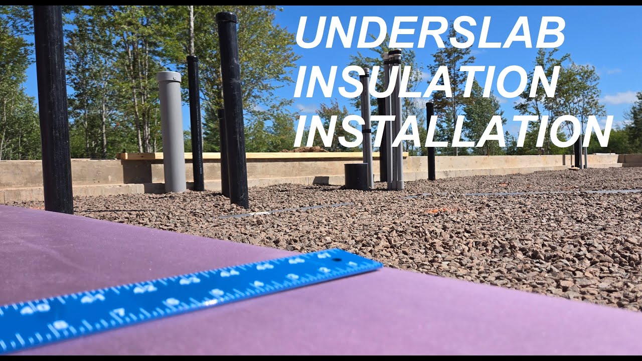Under slab Insulation Installation
