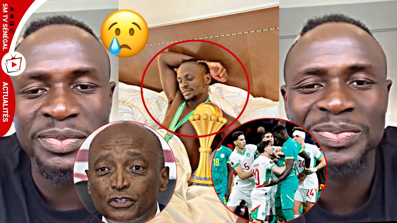 Après une mauvaise décision De CAF Réaction Sadio Mané..