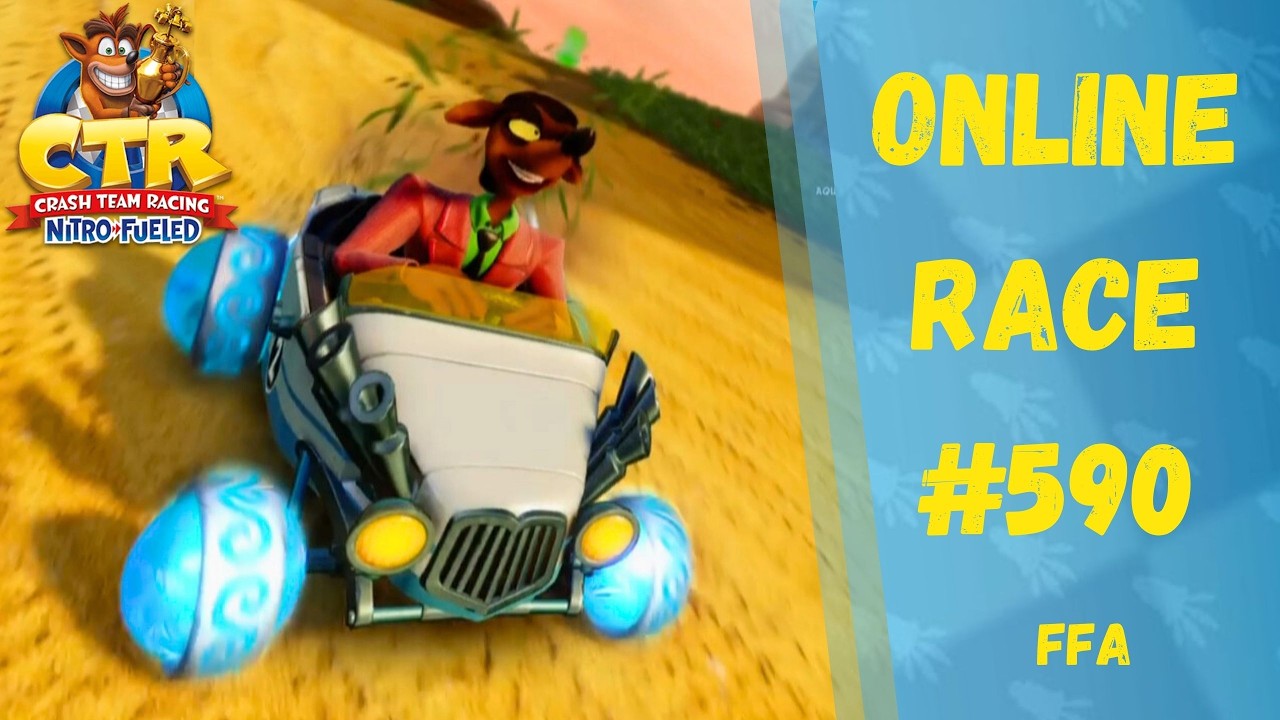 Online Race #590 | Another Chilling in Friendly Ranked FFA Standard Lobby | CTR Nitro Fueled (PS4)