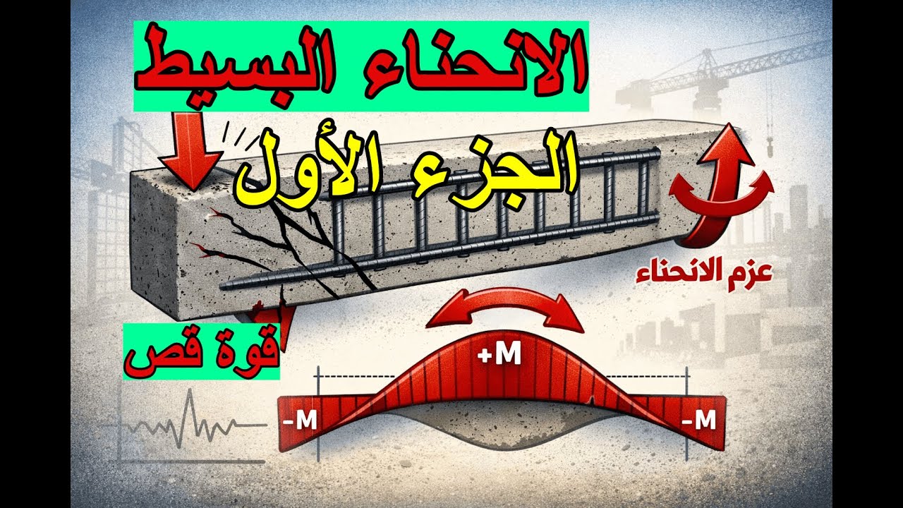 #الجزء 1 تمرين بكالوريا 2022(الانحناء البسيط)