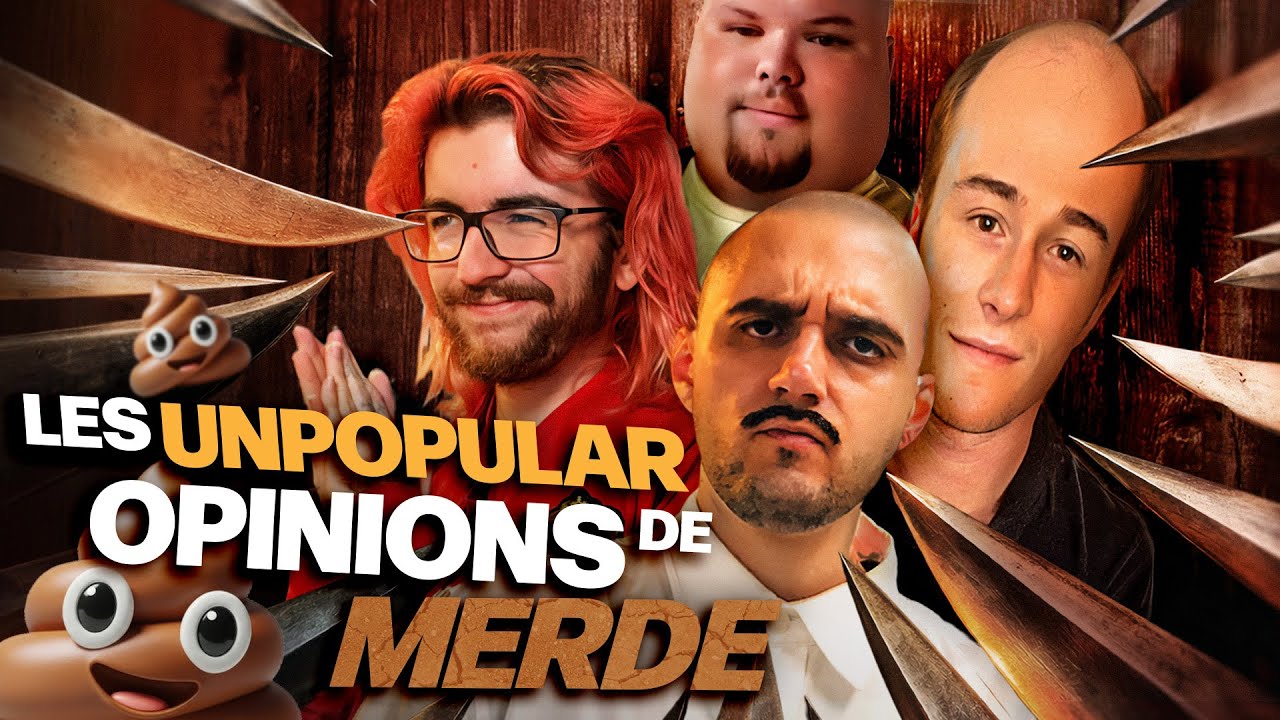 On juge vos UNPOPULAR OPINIONS CIN&Eacute; avec Potatoz, Jean et Bryvan (Fight Club, Lynch, Gaspar No&eacute;...)