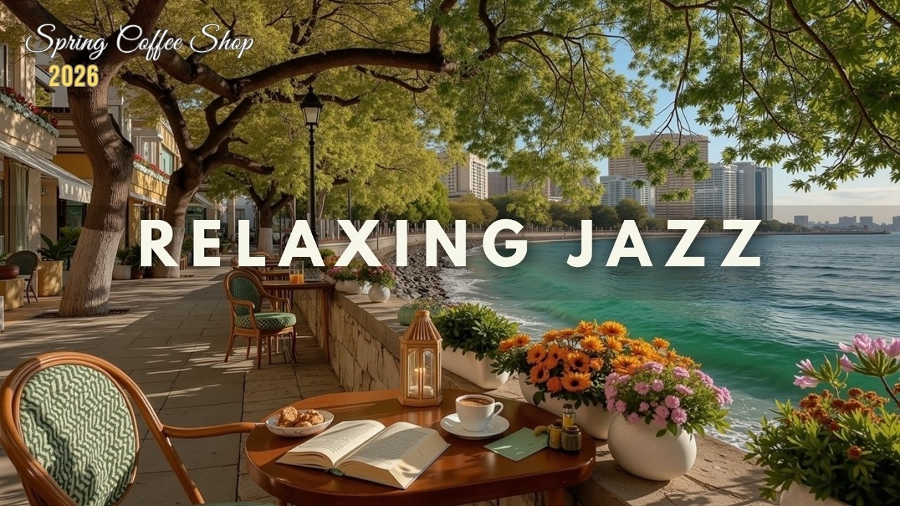 Smooth Jazz Cafe Music Утренний Капучино 🌅 Легкий Расслабляющий Джаз для Мирного Фокуса