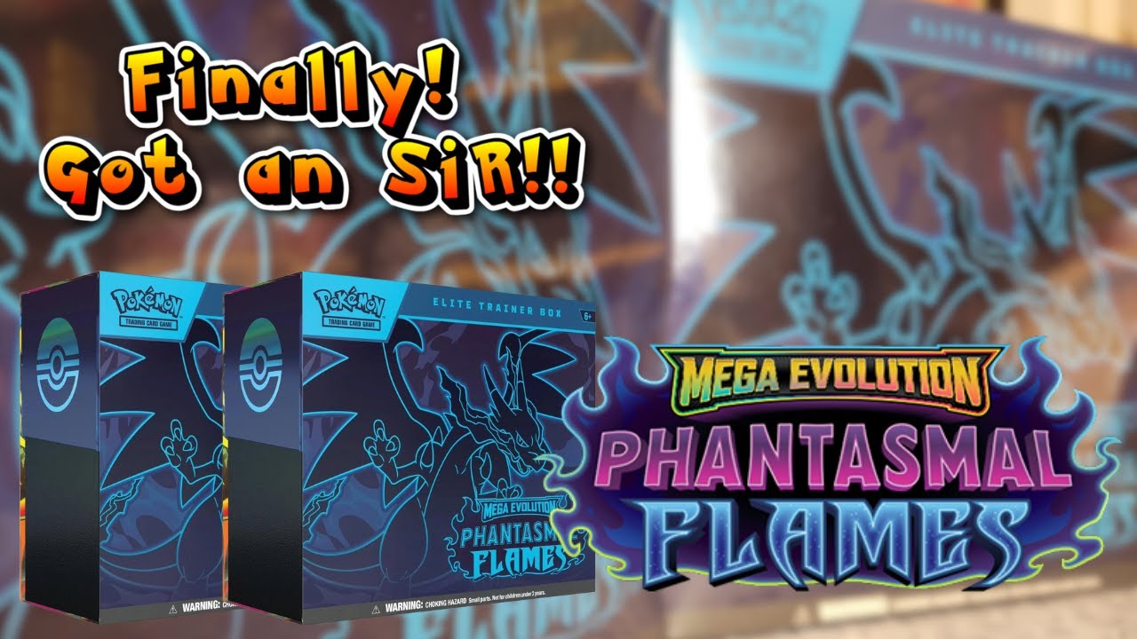 Our First SiR! Opening Pokémon Phantasmal Flames ETB