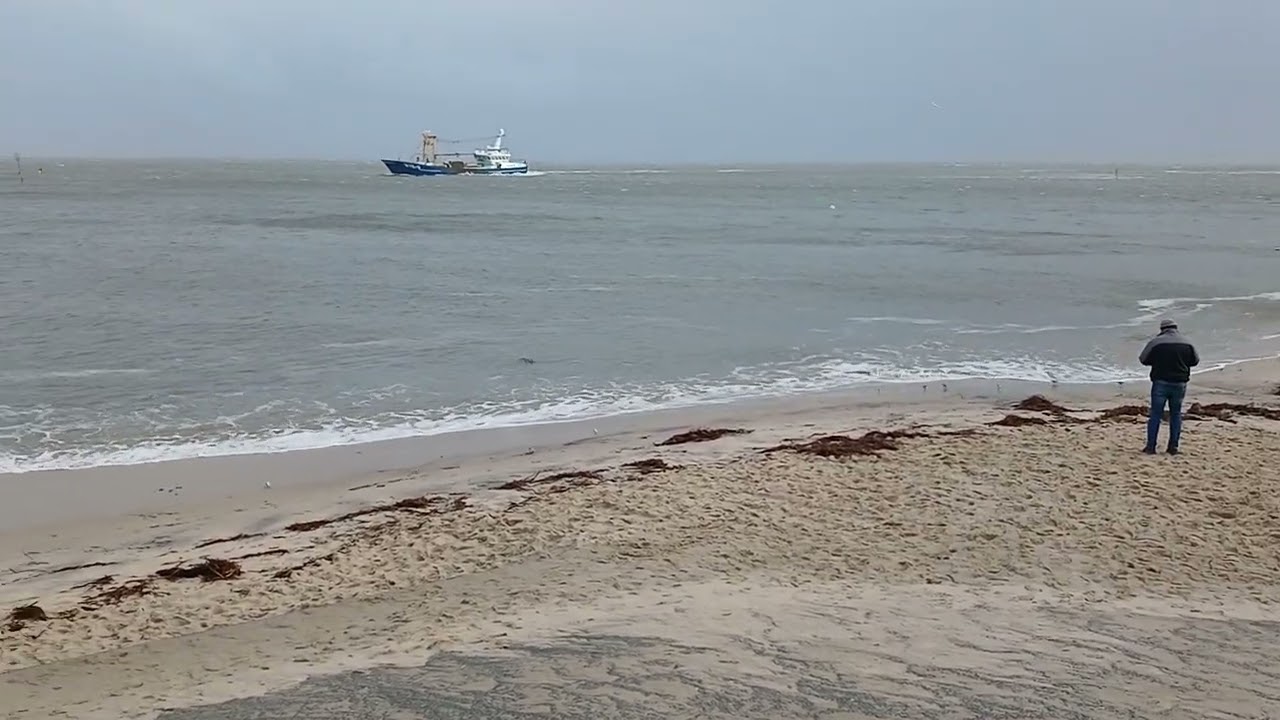 Sturmflut in Hörnum auf Sylt, 24.10.2025, Teil 3