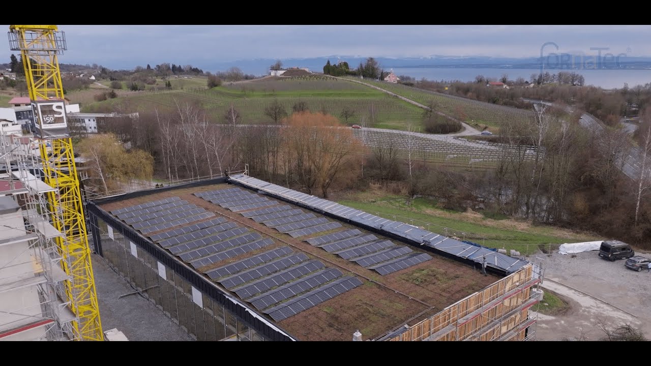 PV/Solar-Anlage mit Gründach