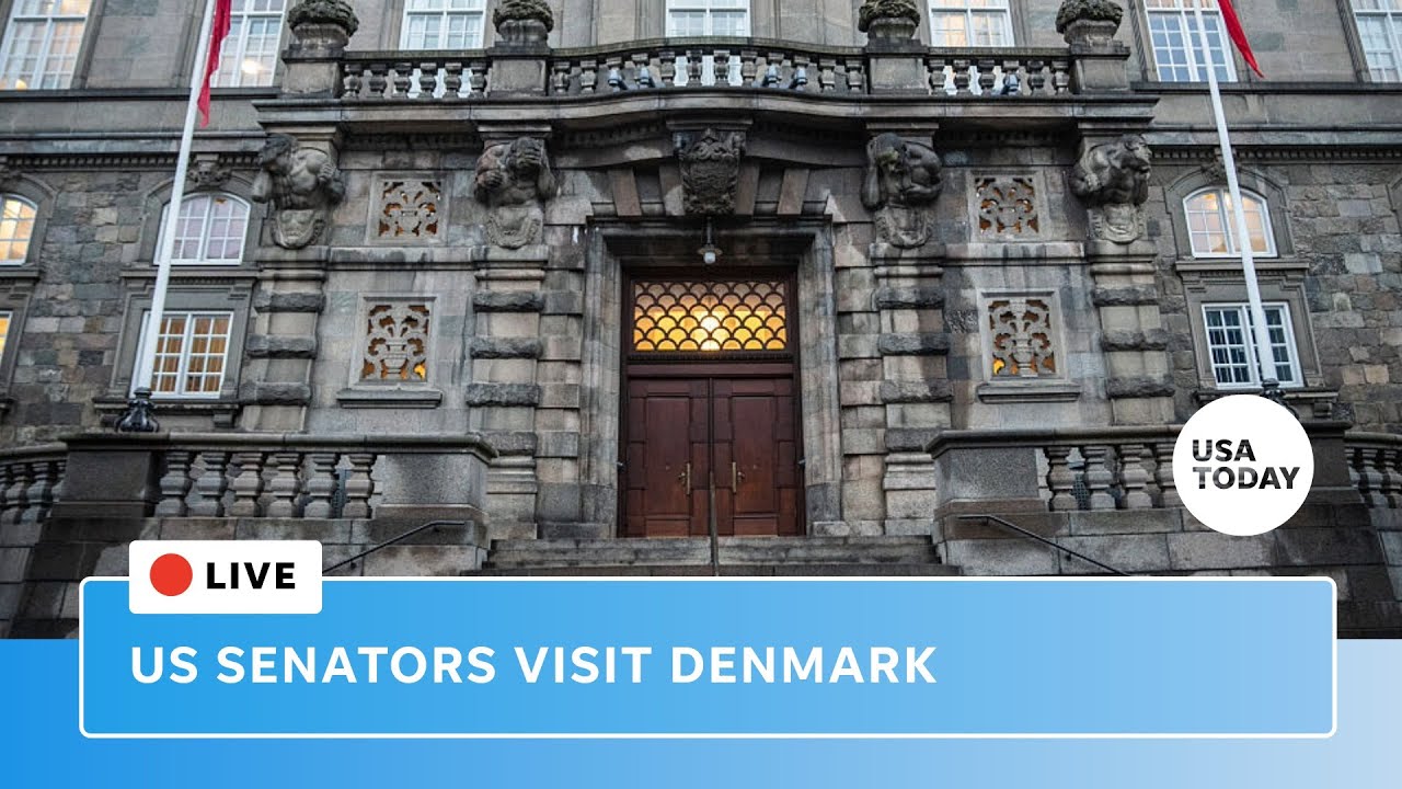 US senators visiting Denmark deliver remarks
