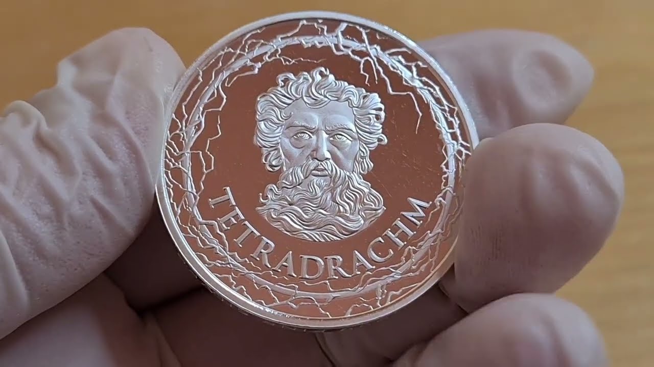 Zeus 7 Wonders 1oz Silver Bullion Round 2023 APMEX