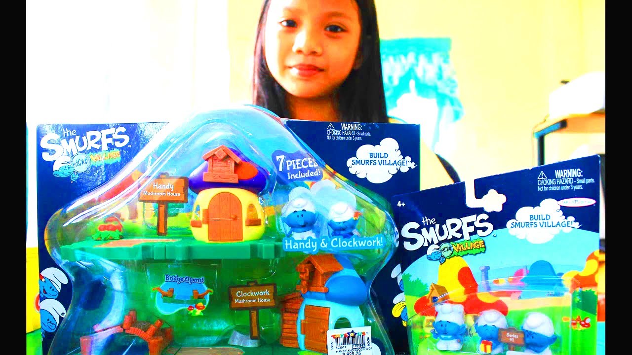 The Smurfs Micro Village Build Smurfs Village Miniatures