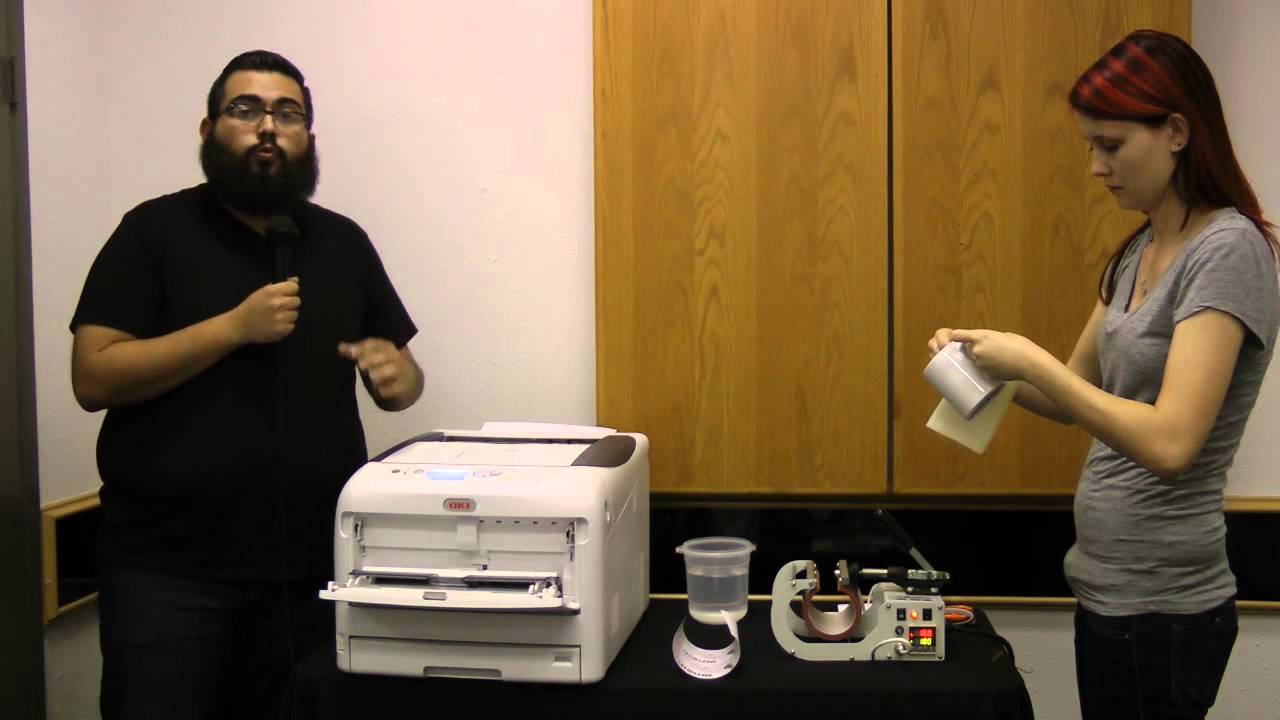 OKI C831-TS CMYK LED Printer  -- Ceramic Mug Heat Transfers