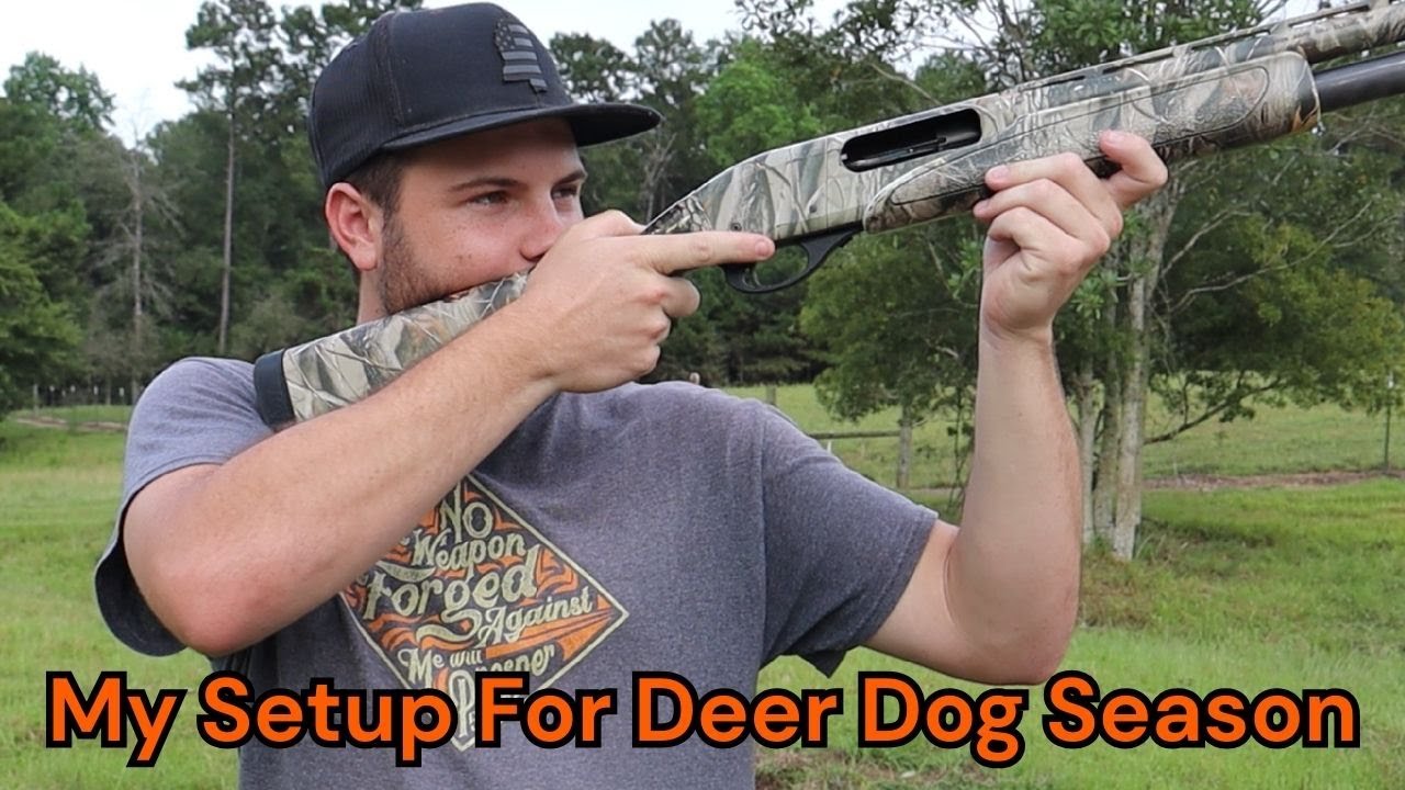 My Shotgun Setup For Deer Hunting With Dogs!