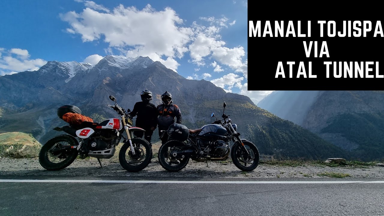 Shinkula Pass Ride || Day 2 ||Manali To Jispa ||via Atal Tunnel On BMW R Nine T Scrambler #arunsikri