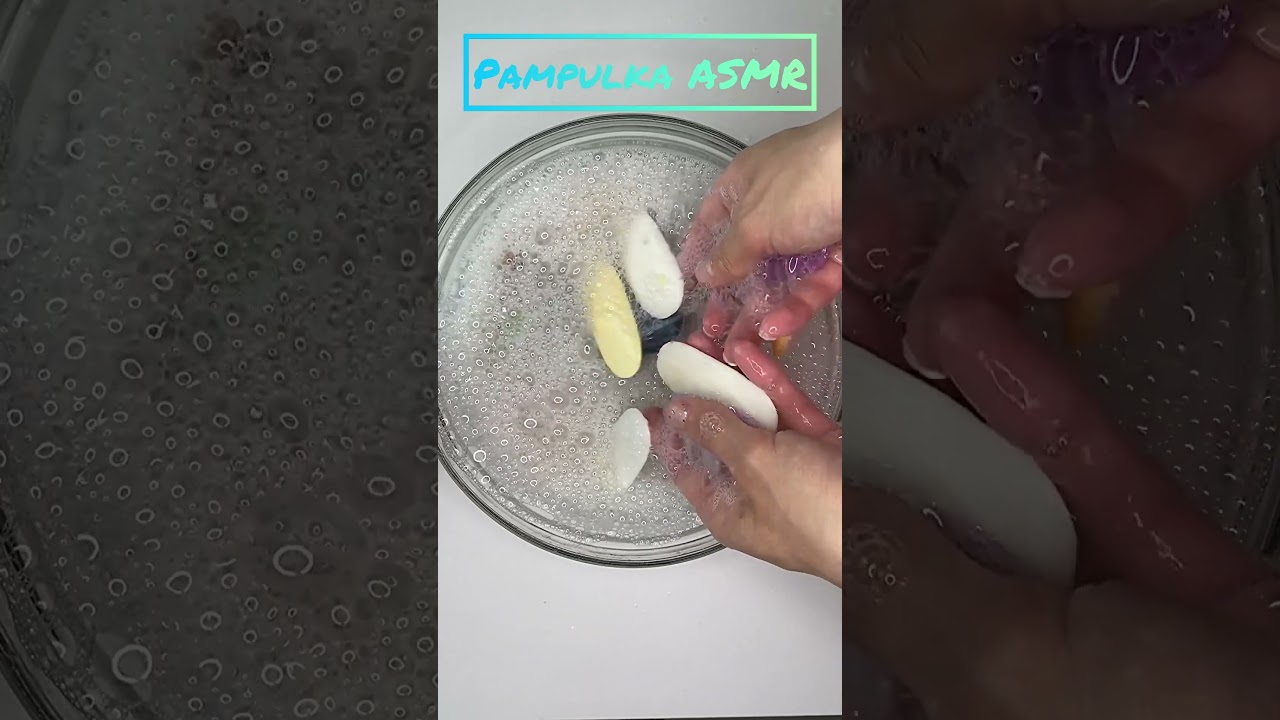ASMR Soaping soap soaps. #shorts