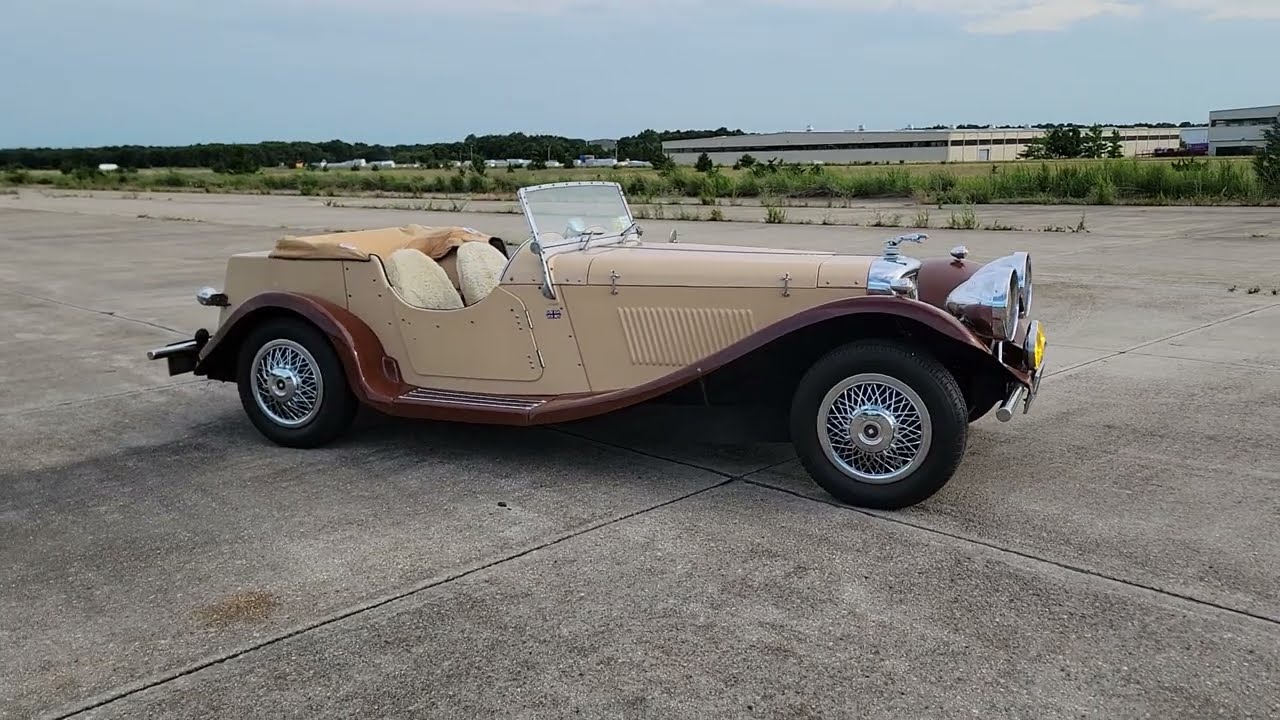 1937 Jaguar SS100 Roadster For Sale~Custom Built on a Beetle Chassis